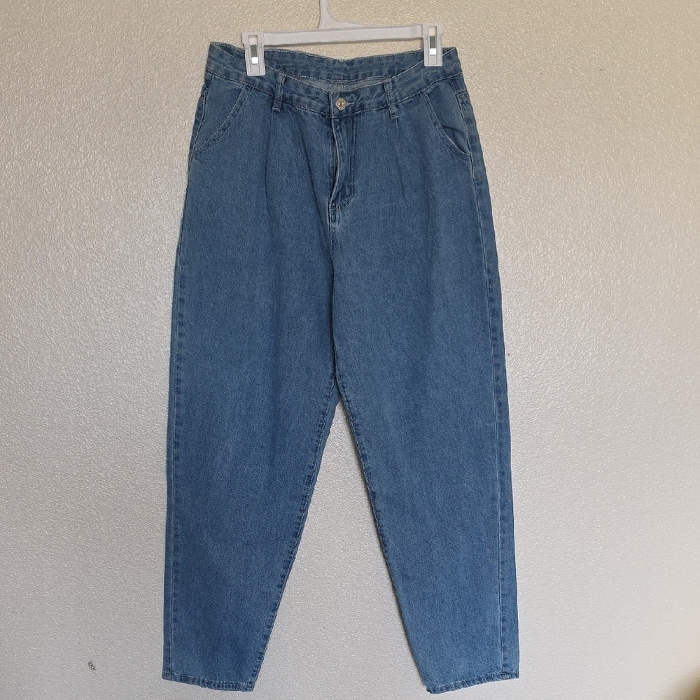 SHEIN Blue Boyfriend Jeans